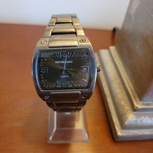 Brand New Grey RedSquad Quartz Rectangular Men's Watch